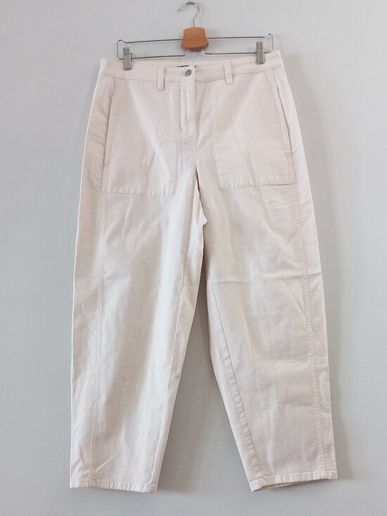 Eileen Fisher Pants - EILEEN FISHER NWT cream barrel leg pants